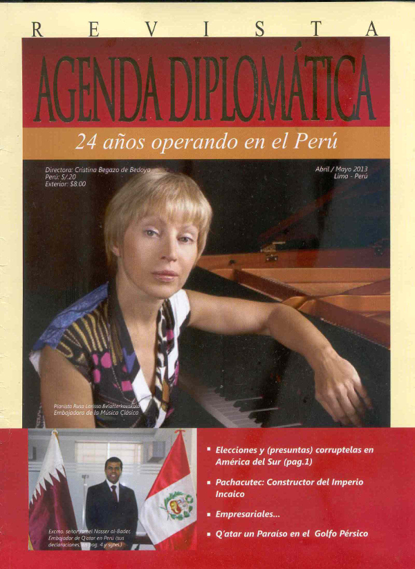 Entrevista con el Embajador Dimitris Hatzopoulos en la Revista AGENDA DIPLOMATICA 